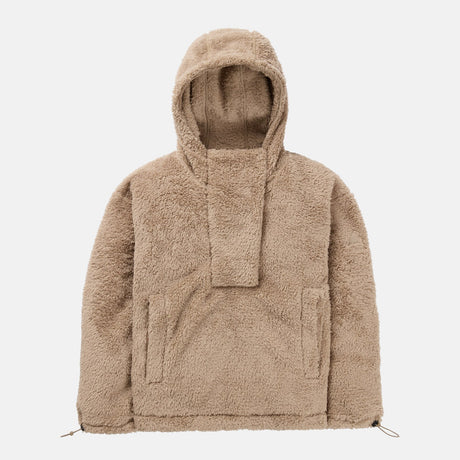 BURTON Women's Lemma Fleece Pullover Hood - Summit Taupe