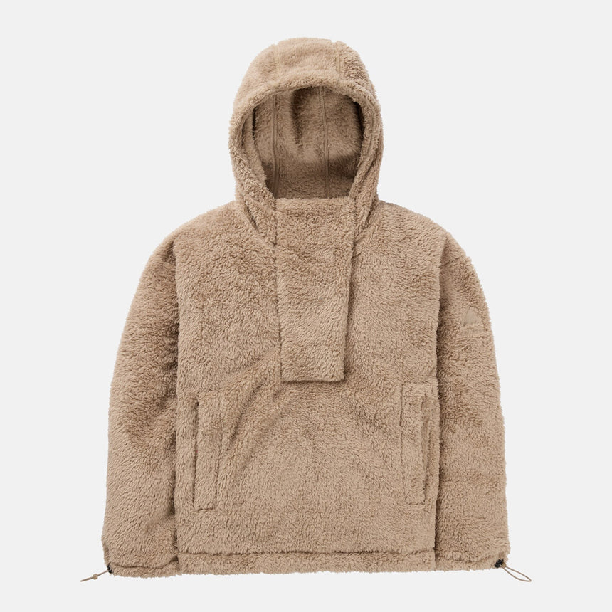 BURTON Women's Lemma Fleece Pullover Hood - Summit Taupe