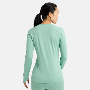 BURTON Women's Midweight Base Layer Crew - Soft Sage