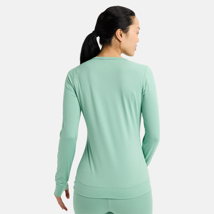 BURTON Women's Midweight Base Layer Crew - Soft Sage
