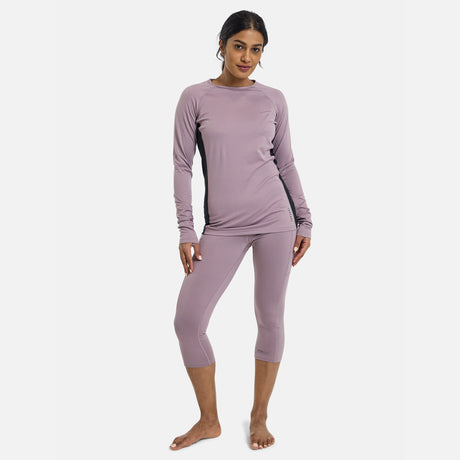 BURTON Women's Midweight X Base Layer Crew - Elderberry