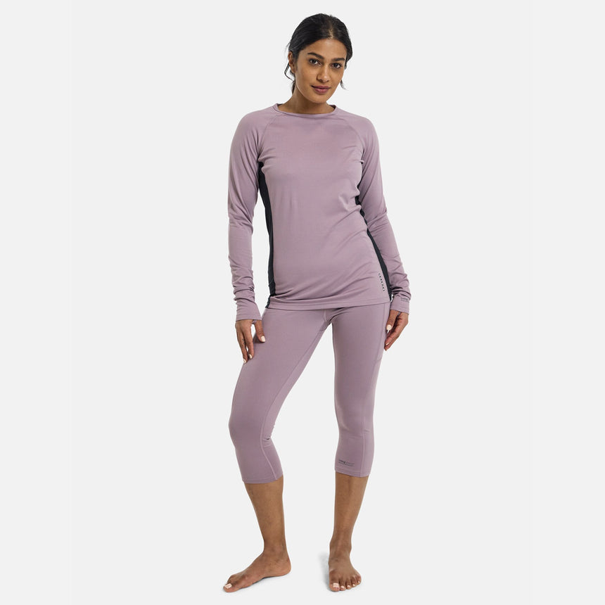 BURTON Women's Midweight X Base Layer Crew - Elderberry
