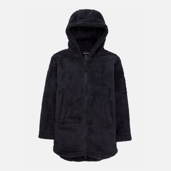 BURTON Women's Minxy Hi-Loft Fleece Full Zip Hood - True Black