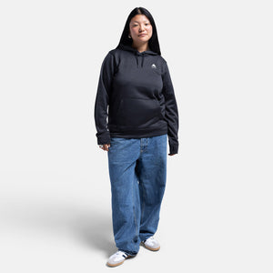 BURTON Women's Oak Pullover Hood - True Black Heather