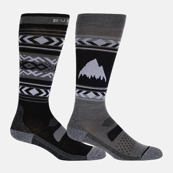 BURTON Women's Performance Lightweight Sock 2-Pack - True Black