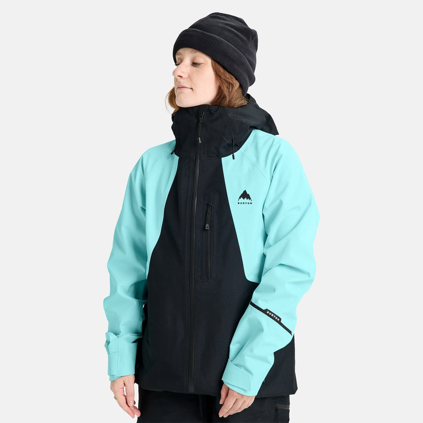 BURTON Women's Reserve 3L Jacket - True Black/Light Teal