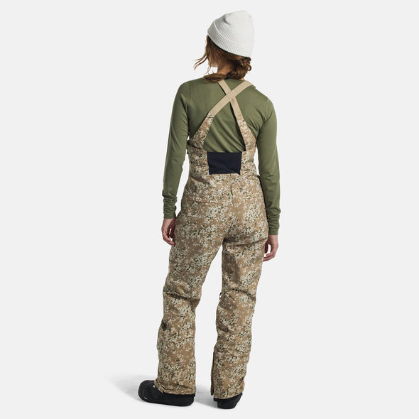 BURTON Women's Reserve Bib Pant 2025 - Snowfall Camo