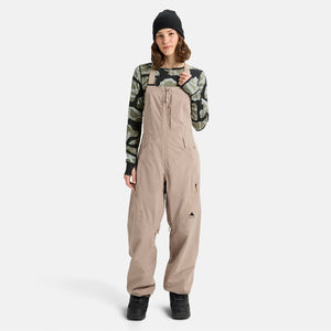 BURTON Women's Reserve 2L Bib Pant 2026 - Summit Taupe