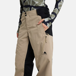 BURTON Women's Reserve Relaxed Pant 2026 - Summit Taupe/True Black