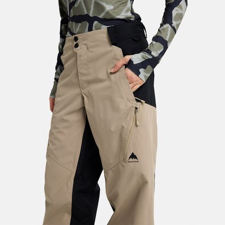 BURTON Women's Reserve Relaxed Pant 2026 - Summit Taupe/True Black
