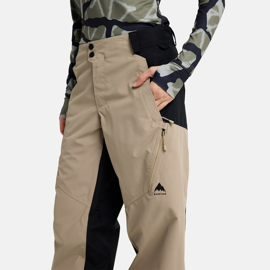 BURTON Women's Reserve Relaxed Pant 2026 - Summit Taupe/True Black