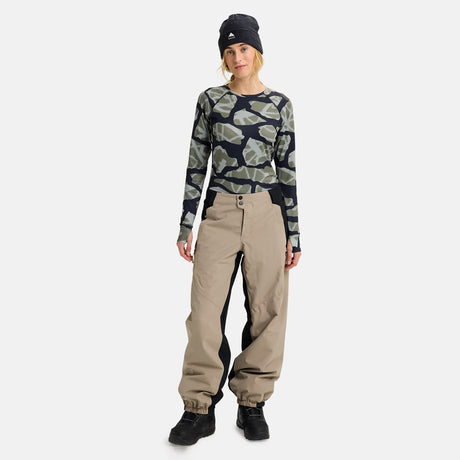 BURTON Women's Reserve Relaxed Pant 2026 - Summit Taupe/True Black