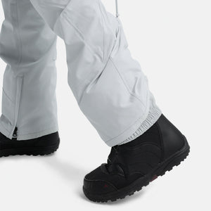 BURTON Women's Reserve Stretch Bib Pant 2026 - Gray Cloud