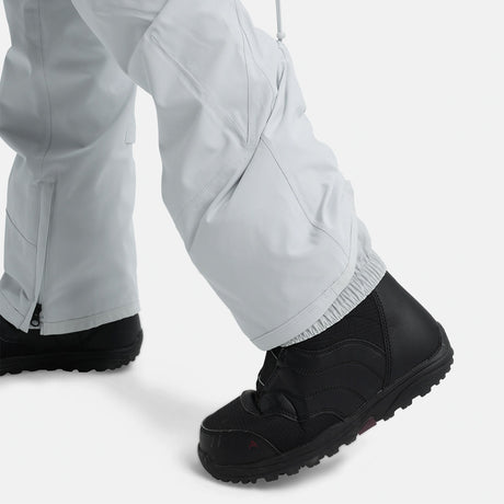 BURTON Women's Reserve Stretch Bib Pant 2026 - Gray Cloud