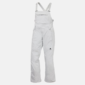BURTON Women's Reserve Stretch Bib Pant 2026 - Gray Cloud