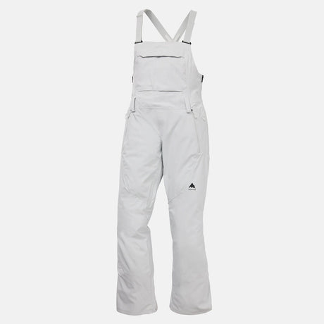 BURTON Women's Reserve Stretch Bib Pant 2026 - Gray Cloud