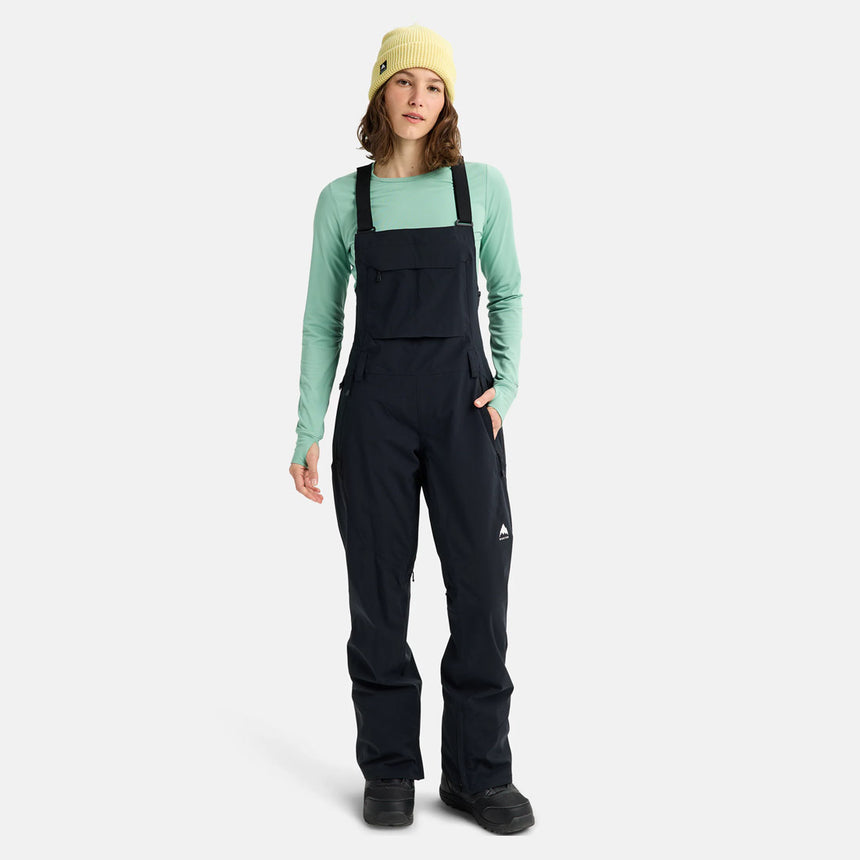 BURTON Women's Reserve Stretch Bib Pant 2026 - True Black