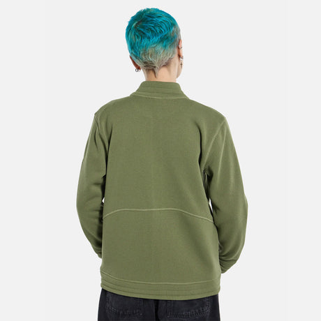 BURTON Women's Runin Fleece Full Zip - Forest Moss