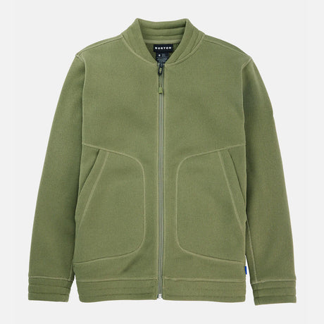 BURTON Women's Runin Fleece Full Zip - Forest Moss