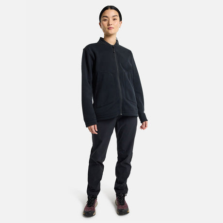 BURTON Women's Runin Fleece Full Zip - True Black
