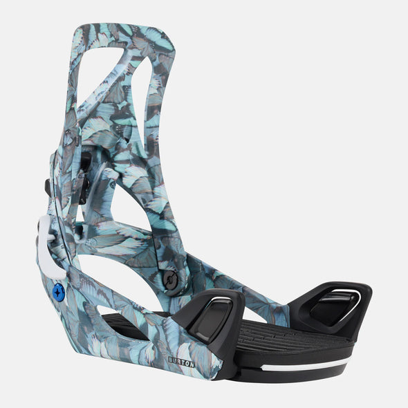 BURTON Women's Step On Bindings 2025 - Blue Butterflies