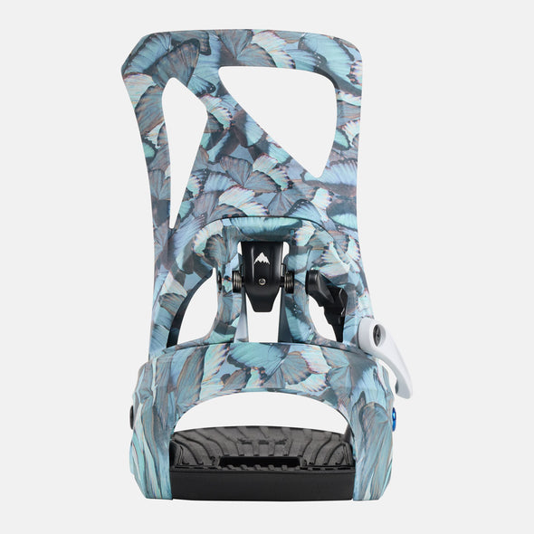 BURTON Women's Step On Bindings 2025 - Blue Butterflies