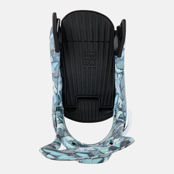 BURTON Women's Step On Bindings 2025 - Blue Butterflies