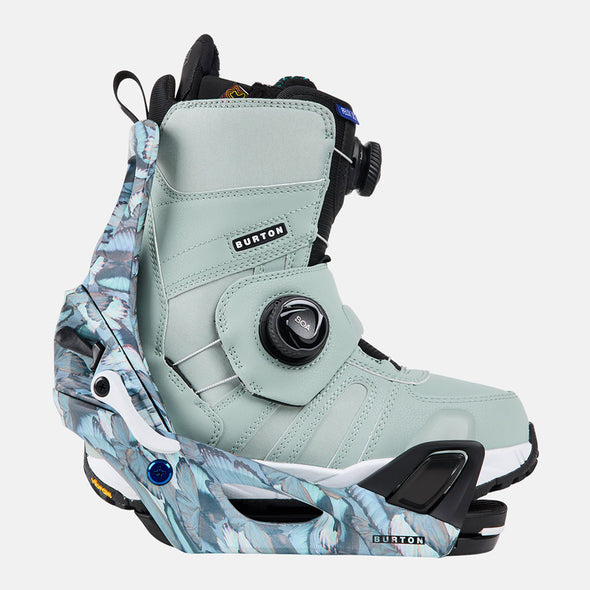 BURTON Women's Step On Bindings 2025 - Blue Butterflies