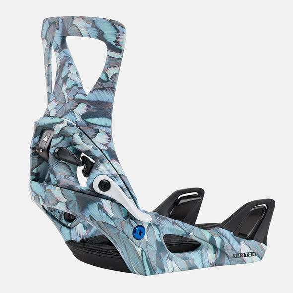 BURTON Women's Step On Bindings 2025 - Blue Butterflies