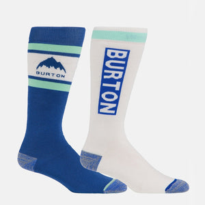 BURTON Women's Weekend Midweight Sock 2-Pack - Jake Blue/Light Teal