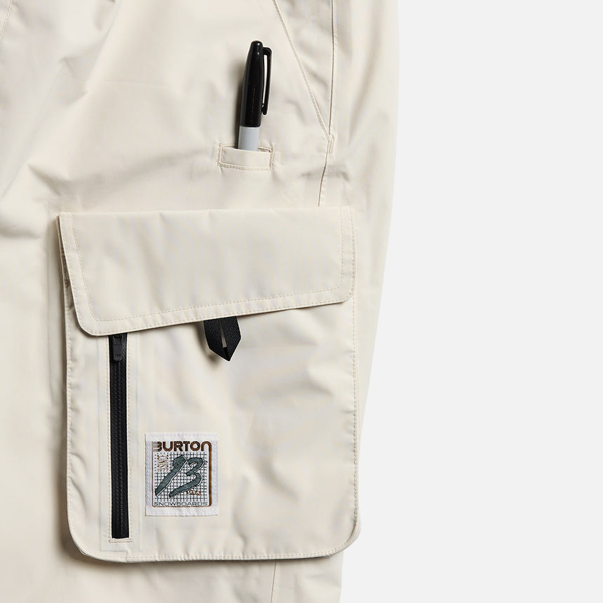 BURTON ZEB 2L Baggy Cargo Pant - Lunar Sand