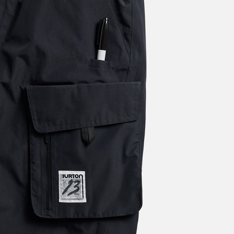 BURTON ZEB 2L Baggy Cargo Pant - True Black