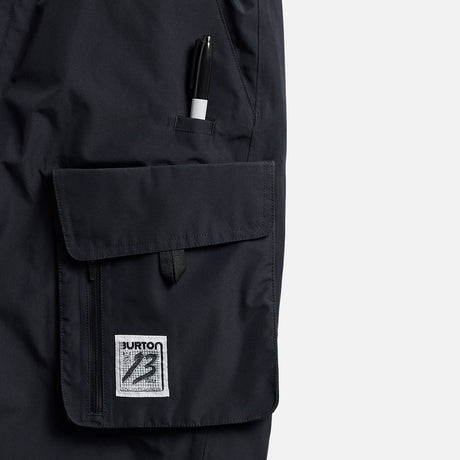 BURTON ZEB 2L Baggy Cargo Pant - True Black