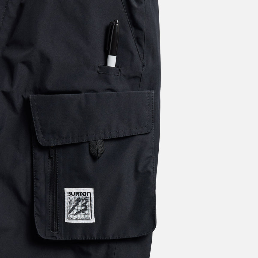 BURTON ZEB 2L Baggy Cargo Pant - True Black