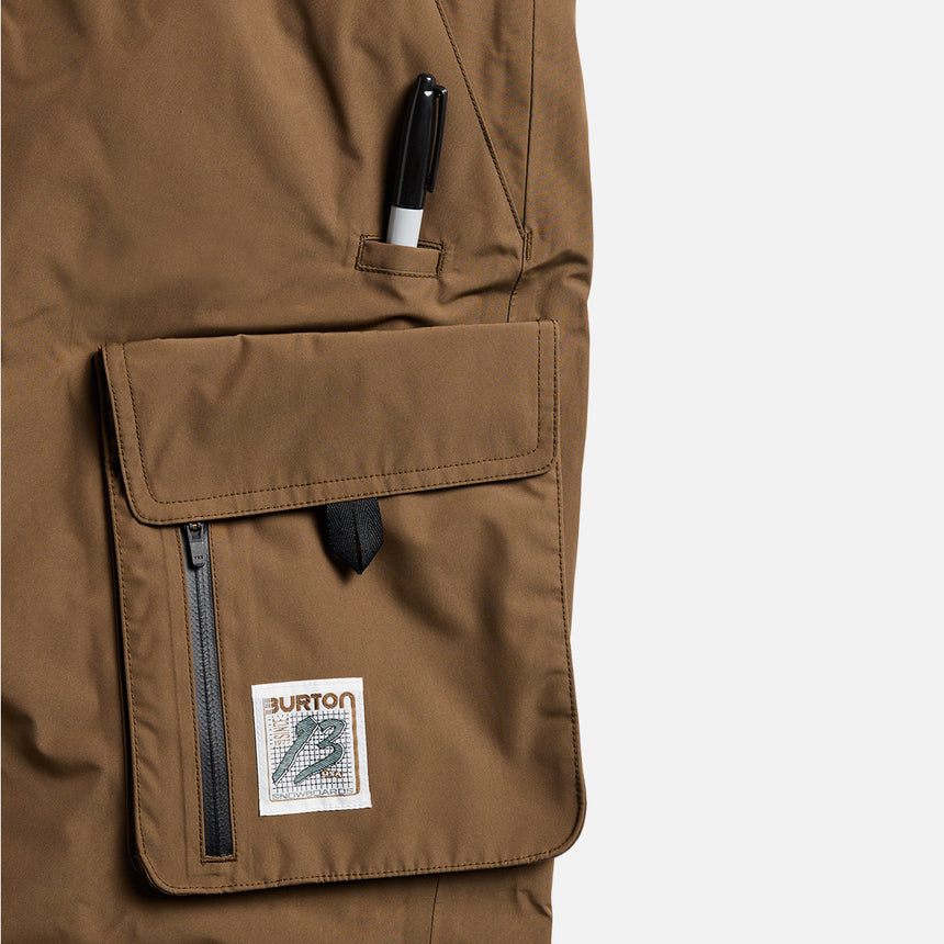 BURTON ZEB Baggy Cargo Pant - Earth Ship Brown