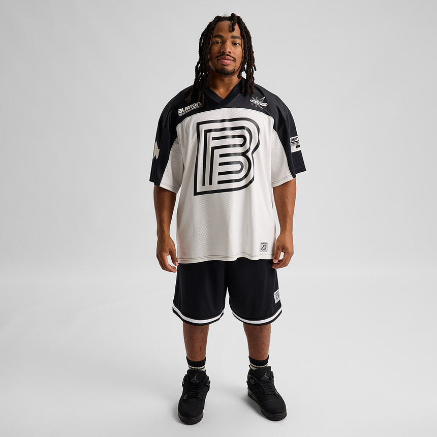 BURTON ZEB Jersey Shirt - Stout White/True Black
