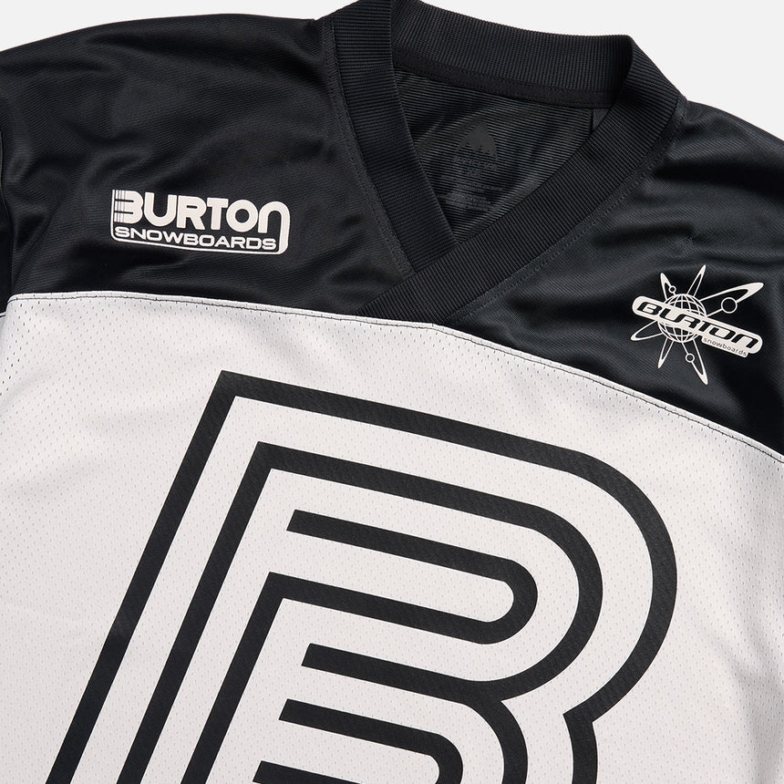 BURTON ZEB Jersey Shirt - Stout White/True Black
