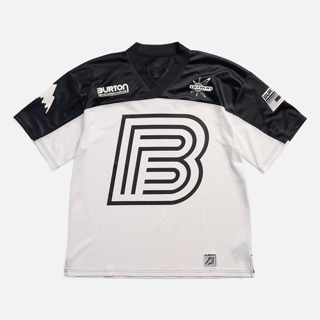 BURTON ZEB Jersey Shirt - Stout White/True Black