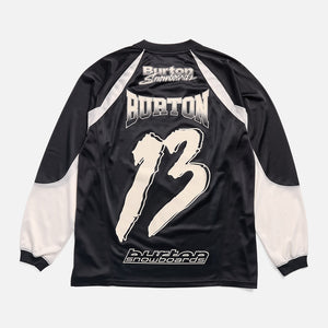 BURTON ZEB Long Sleeve Jersey Shirt - True Black