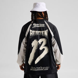 BURTON ZEB Long Sleeve Jersey Shirt - True Black