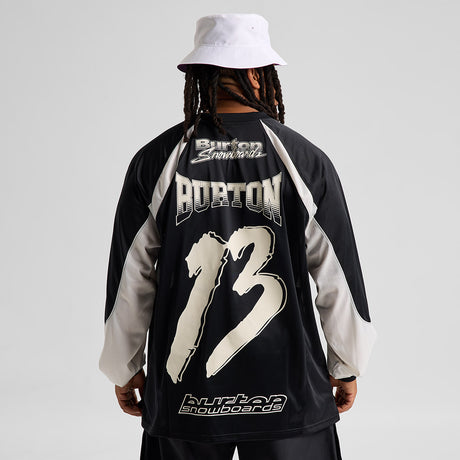 BURTON ZEB Long Sleeve Jersey Shirt - True Black
