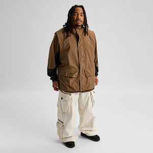 BURTON ZEB Reversible Insulated Vest - Earth Ship Brown