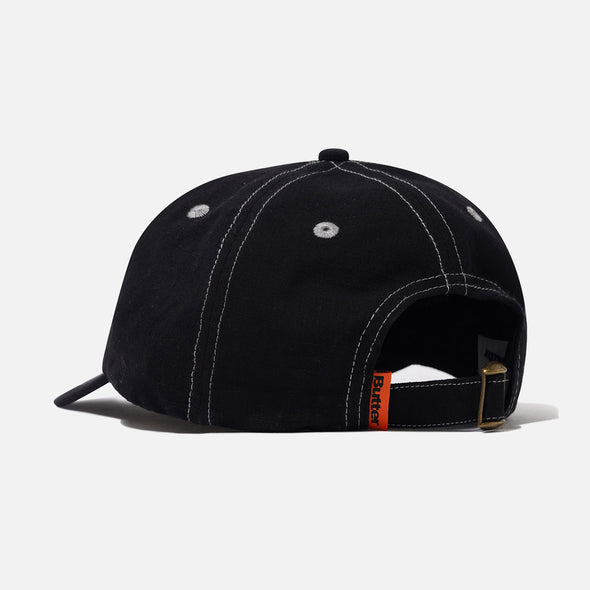 BUTTER GOODS Abseil 6 Panel Cap - Black