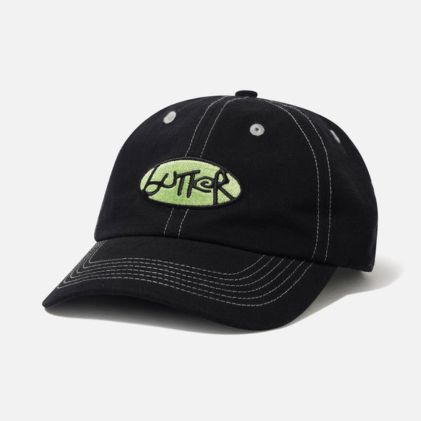 BUTTER GOODS Abseil 6 Panel Cap - Black