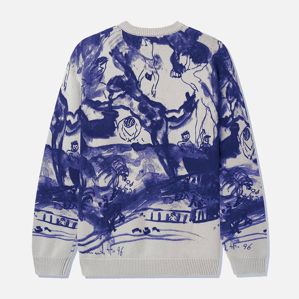 BUTTER Davide Knit Sweater - Grey