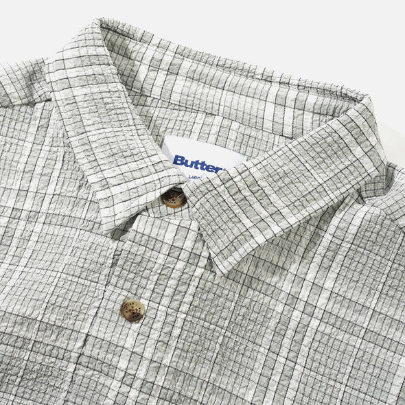 BUTTER Equipment S/S Shirt - Light Grey