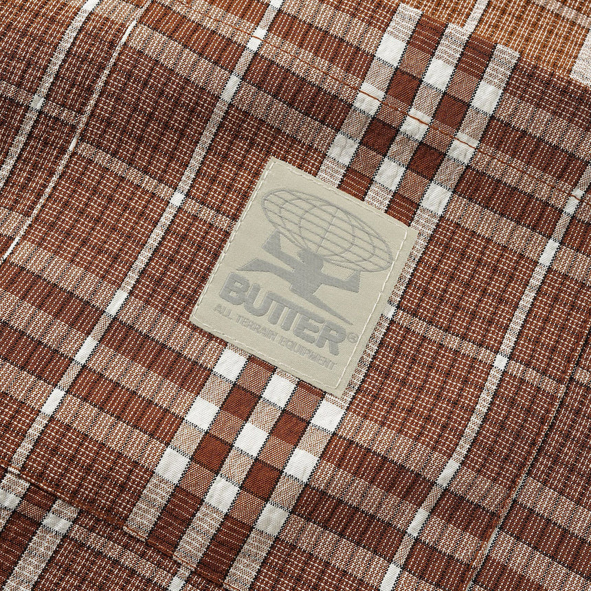 BUTTER GOODS Equipment S/S Shirt - Maple