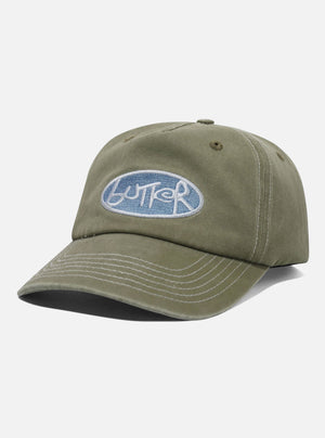 BUTTER GOODS Abseil 5 Panel Cap - Washed Pale Green