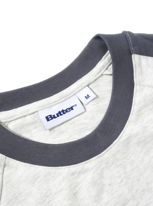 BUTTER GOODS Abseil Panel Tee - Ash