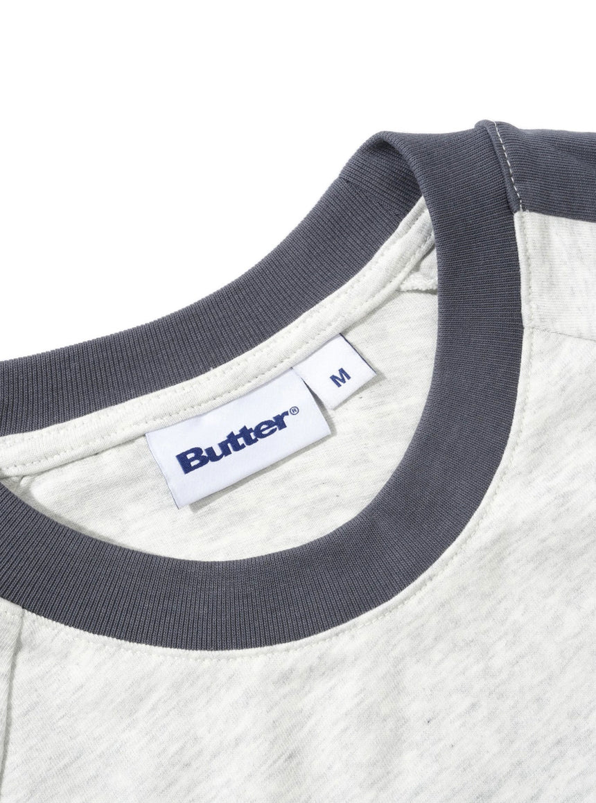 BUTTER GOODS Abseil Panel Tee - Ash